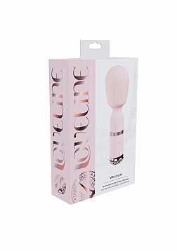Loveline - Velour - 10 function MIni-Wand - Silicone - Rechargeable - Waterproof