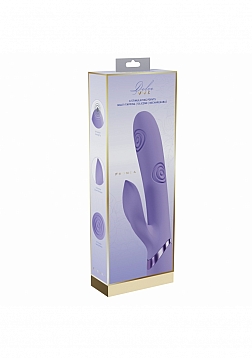 VIVE - Fronda - Rechargeable Triple Motor - G-Spot VIbrating and Tapping Leaf Clit Stimulator - Lave
