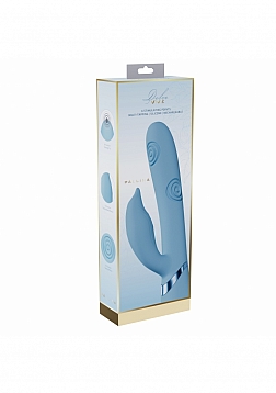 VIVE - Pallina - Rechargeable Triple Motor - G-Spot VIbrating and Tapping Beads Clit Stimulator - Bl