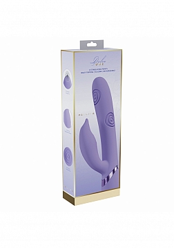 VIVE - Pallina - Rechargeable Triple Motor - G-Spot VIbrating and Tapping Beads Clit Stimulator - La