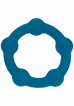 LEVELZ - Beaded Silicone Cock Ring - S - 30mm - Teal