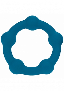 LEVELZ - Beaded Silicone Cock Ring - L - 45mm - Teal