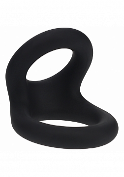 LEVELZ - Double O Silicone Cock Ring - S - Black