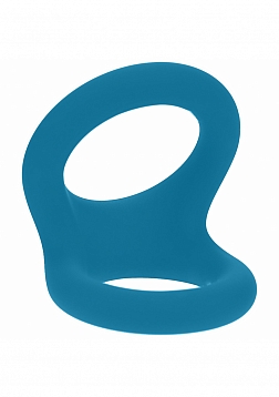 LEVELZ - Double O Silicone Cock Ring - M - Teal