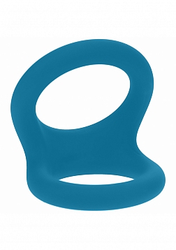 LEVELZ - Double O Silicone Cock Ring - L - Teal