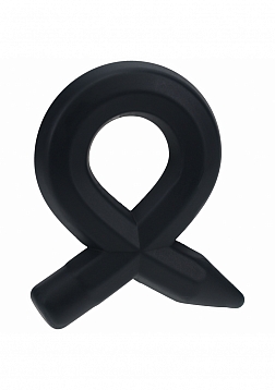 LEVELZ - Pencil Liquid Silicone Cock Ring - Black
