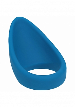 LEVELZ - Teardrop Silicone Cock Ring - Teal