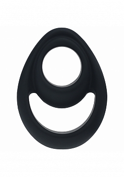 LEVELZ - Double Ergo Silicone Cock Ring  - Black