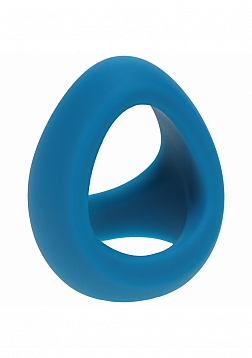 LEVELZ - Soft Tri O Silicone Cock Ring - Teal