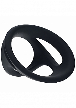 LEVELZ - Set of 4 Silicone Cock & Ball Rings - Black