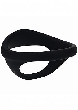 LEVELZ - Set of 4 Silicone Cock & Ball Rings - Black