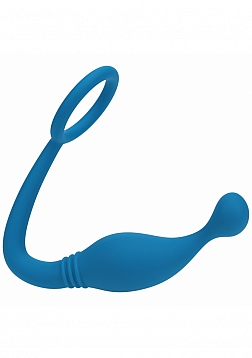 LEVELZ - Silicone Cock Ring with Prostate Stimulator - L - Teal