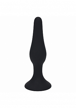 LEVELZ - Slim Silicone Anal Plug - Small - Black