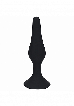 LEVELZ - Slim Silicone Anal Plug - Medium - Black