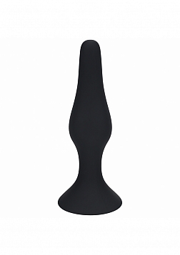 LEVELZ - Slim Silicone Anal Plug - Large - Black