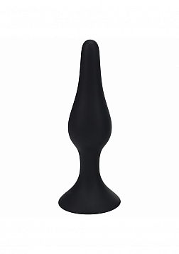 LEVELZ - Slim Silicone Anal Plug - XLarge - Black