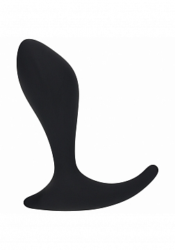 LEVELZ - Single Ripple Silicone Prostate Massager - Black