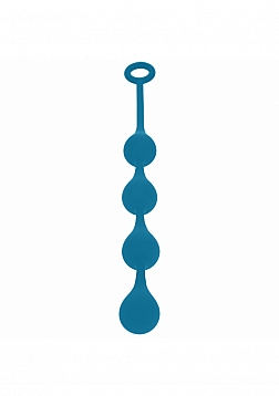 LEVELZ - Waterdrop Silicone Anal Balls -M - 30mm - Teal
