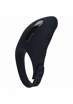 LEVELZ - Adjustable Vibrating Silicone Cock Ring - Black