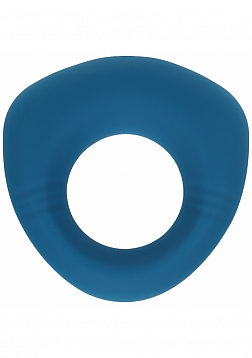 LEVELZ - Sealed Liquid Silicone Vibrating Cock Ring - Teal