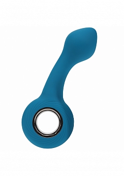 LEVELZ - Vibrating Bulb Silicone Prostate Massager with Loop - Teal