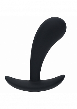 LEVELZ - Vibrating Silicone Prostate Stimulator Anal Plug - Small - Black