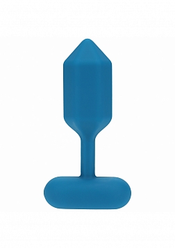LEVELZ - Hexagonal Vibrating Silicone Anal Plug - Large - Teal