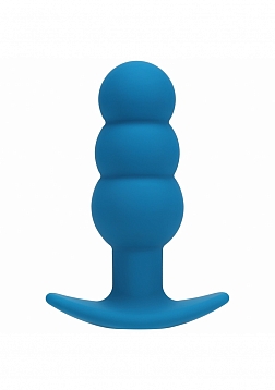 LEVELZ - Tri Bulb Vibrating Silicone Anal Plug - Teal