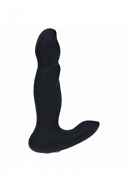 LEVELZ - Vibrating & Thrusting Silicone Prostate Massager - Black