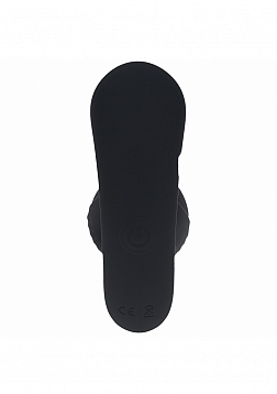 LEVELZ - Remote Control Vibrating Liquid Silicone Anal Plug - Black