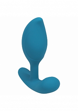 LEVELZ - Remote Control Vibrating Liquid Silicone Anal Plug - Teal