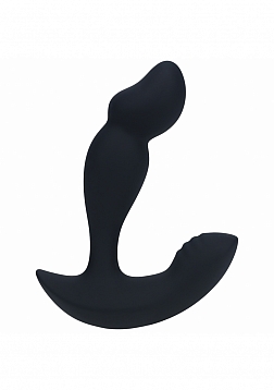 LEVELZ - Dual Motor Remote Control Dual Motor Vibrating Liquid Silicone Prostate Stimulator - Black