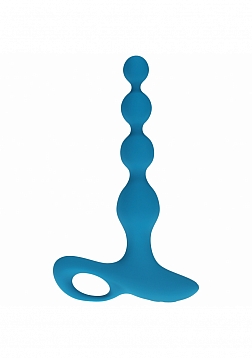 LEVELZ - Remote Control Beaded Vibrating Silicone Anal Plug  - Teal