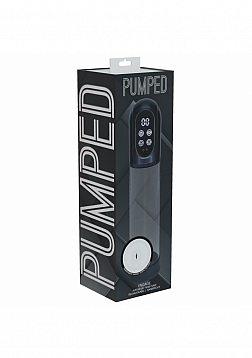 PUMPED - Engage - Automatic Pump - Masturbator - Waterproof - 6 Function - Gun Metal