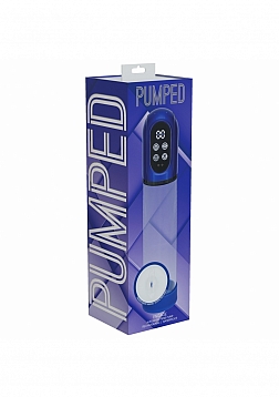 PUMPED - Engage - Automatic Pump - Masturbator - Waterproof - 6 Function - Metallic Blue