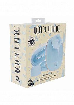 Loveline - Dreamsicle - AirTapTech - Rechargeable Vibrator- 10 Function - Waterproof - Blue