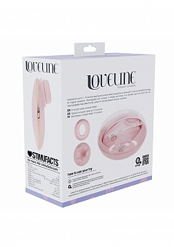Loveline - Dreamsicle - AirTapTech - Rechargeable Vibrator- 10 Function - Waterproof - Pink
