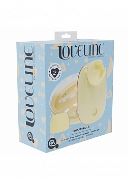 Loveline - Dreamsicle - AirTapTech - Rechargeable Vibrator- 10 Function - Waterproof - Yellow