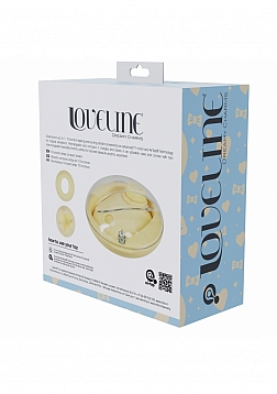 Loveline - Dreamsicle - AirTapTech - Rechargeable Vibrator- 10 Function - Waterproof - Yellow