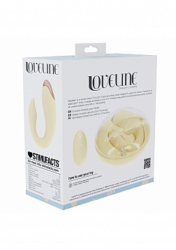 Loveline - Daydream - Rechargeable Vibrator- 10 Function - Waterproof - Yellow