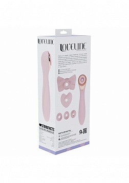 Loveline - Darling - AirTapTech - Rechargeable Vibrator - 10 Function - Waterproof - Pink