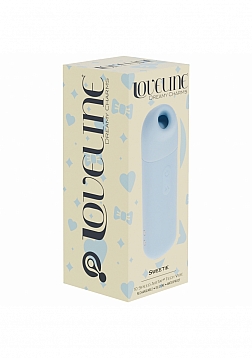 Loveline - Sweetie - AirTapTech - Rechargeable Vibrator - 10 Function - Waterproof - Blue