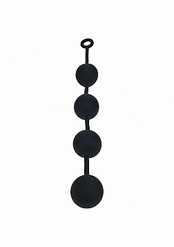 LEVELZ - Round Silicone Anal Balls - XXL - 60mm - Black