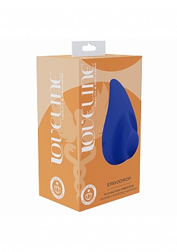 Loveline - ErgoDrop Vibe - 10 Function - Vibrating - Waterproof - Blue