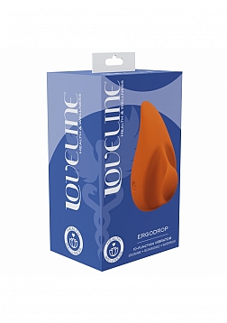 Loveline - ErgoDrop Vibe - 10 Function - Vibrating - Waterproof - Orange