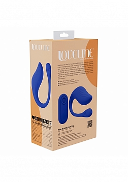 Loveline - Velvet G-Spot - 10 Function - Vibrating - Waterproof - Remote - Blue