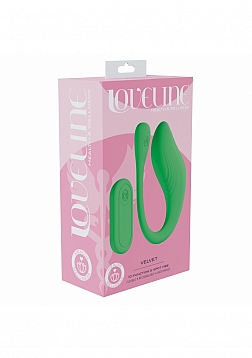 Loveline - Velvet G-Spot - 10 Function - Vibrating - Waterproof - Remote - Green