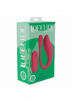Loveline - Velvet G-Spot - 10 Function - Vibrating - Waterproof - Remote - Pink