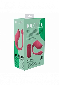 Loveline - Velvet G-Spot - 10 Function - Vibrating - Waterproof - Remote - Pink
