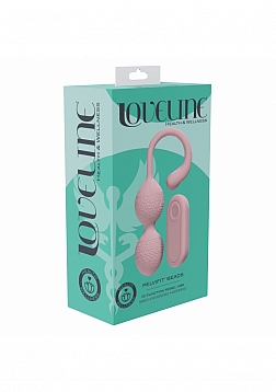 Loveline - PelviFit Beads Kegel Vibe - 10 Function - Vibrating - Waterproof - Remote - Pink